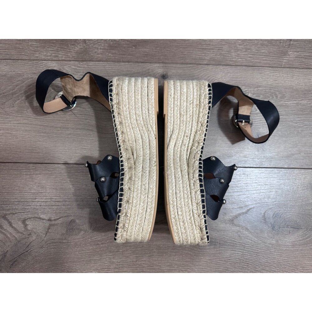 Aquatalia “BRIANNE” Studded Wedge Sandal 11 - Picture 4 of 12